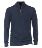 Casa Moda blauw mock zip