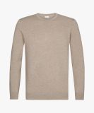 Profuomo beige luxury basic crewneck