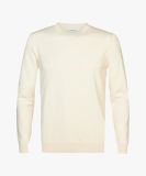 Profuomo off white luxury basic crewneck