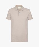 Profuomo lichtbeige basic pique polo