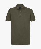 Profuomo groen stretch pique polo
