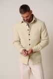Profuomo zand lichte twill overshirt