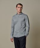 Profuomo grijs japanese knitted overhemd