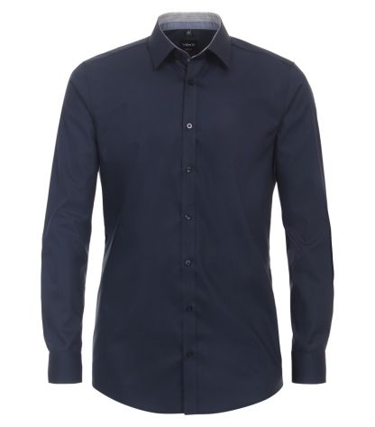 Venti blauw popeline