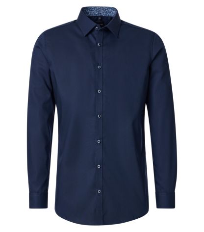 Venti blauw popeline