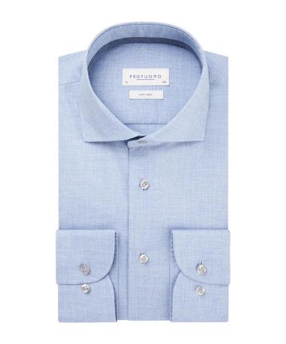 Profuomo blauw dobby